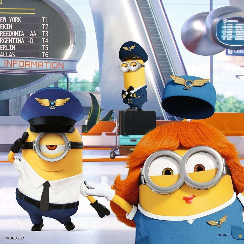 Ravensburger Puzzle 3 x 49pc - Minions 2 - Funny Minions