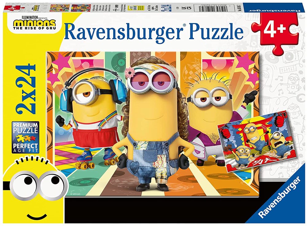 Ravensburger Puzzle 2 x 24pc - The Minions in Action