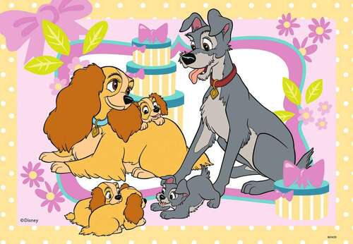 Ravensburger Puzzle 2 x 24pc - Disney's Favourite Puppies