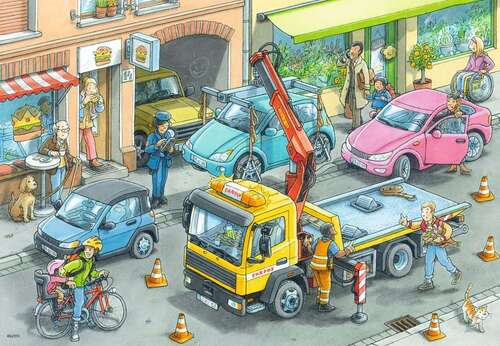 Ravensburger Puzzle 2 x 24pc - Working Trucks
