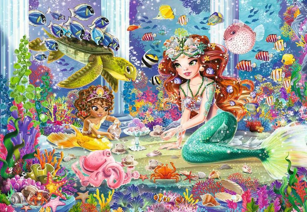 Ravensburger Puzzle 2 x 24pc - Mermaid Tea Party