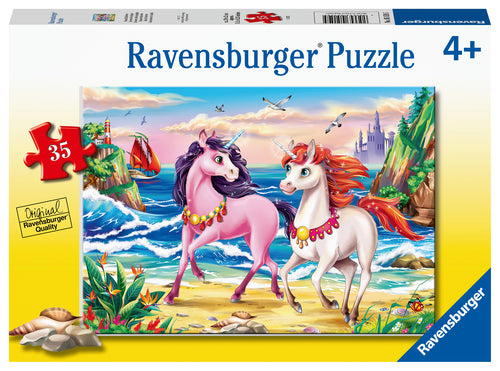 Ravensburger Puzzle 35pc - Beach Unicorns