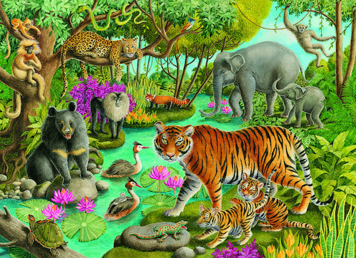 Ravensburger Puzzle 60pc - Animals Of India