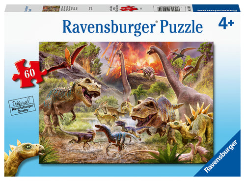 Ravensburger Puzzle 60pc - Dinosaur Dash