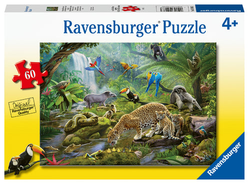 Ravensburger Puzzle 60pc - Rainforest Animals