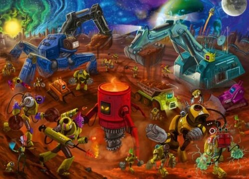 Ravensburger Puzzle 60pc - Space Construction