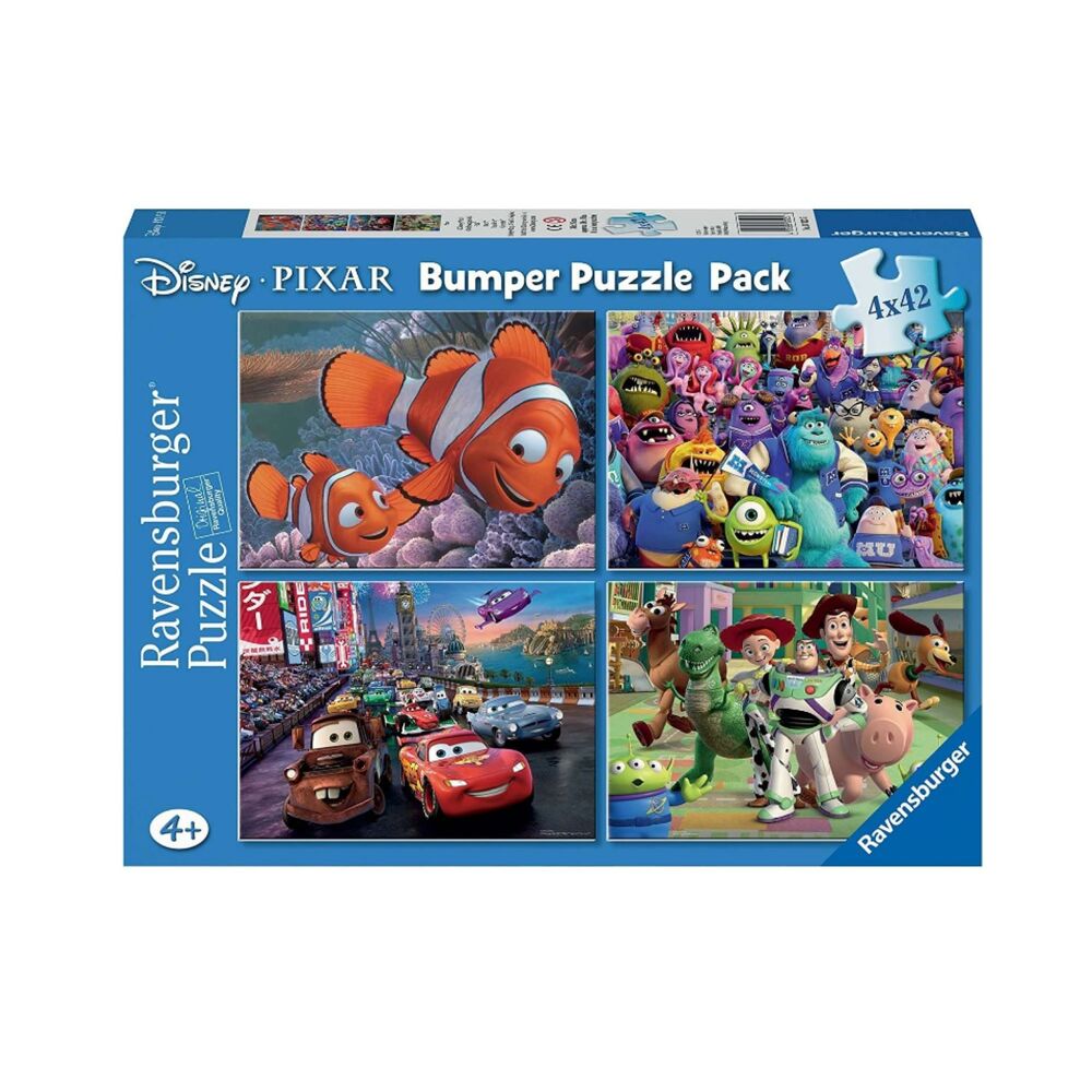 Ravensburger Puzzle 4x42pc - Disney Pixar Bumper Pack