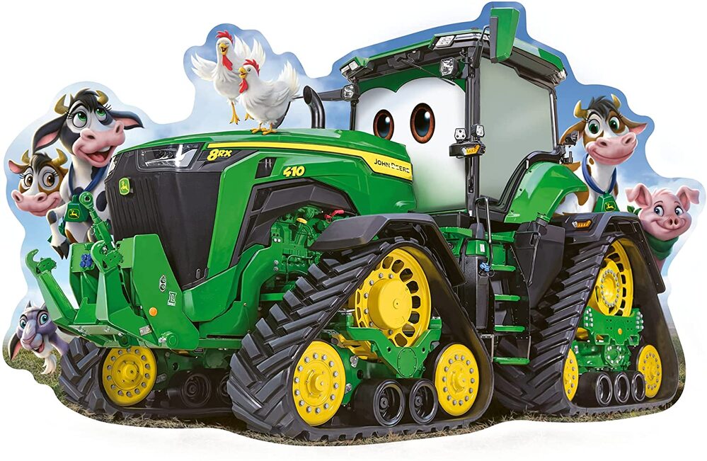 Ravensburger Puzzle 24pc - John Deere Tractor Shaped Floor Puzzle