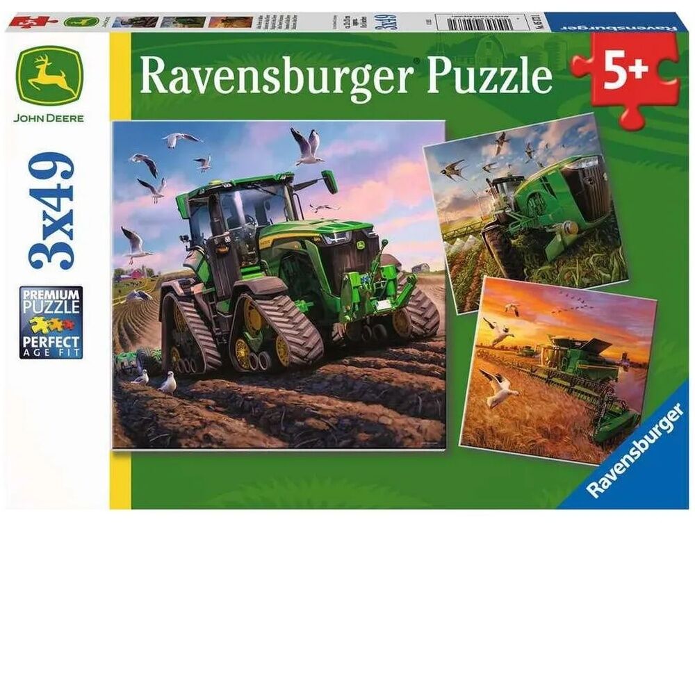 Ravensburger Puzzle 3 x 49pc - John Deere Seasons of John Deere
