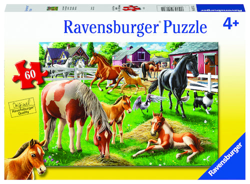 Ravensburger Puzzle 60pc - Happy Horses