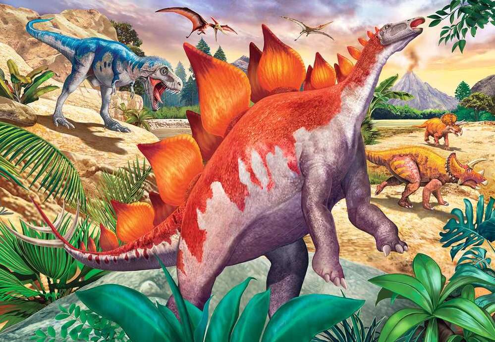 Ravensburger Puzzle 2 x 24pc - Jurassic Wildlife