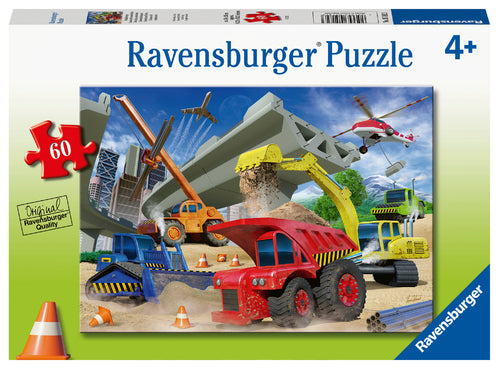 Ravensburger Puzzle 60pc - Construction Trucks