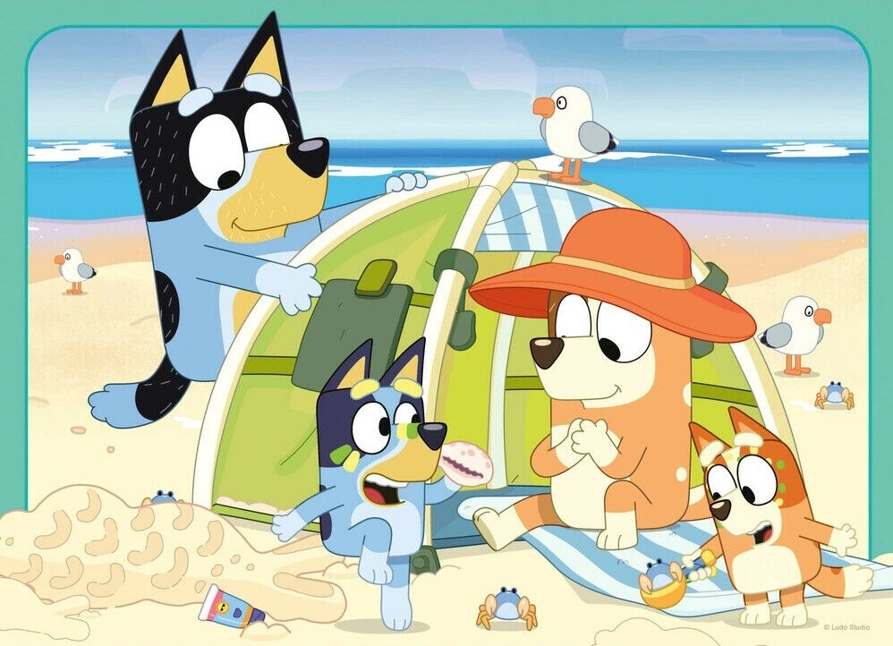Ravensburger Puzzle 4 x 42pc - Bluey Gotta Be Done