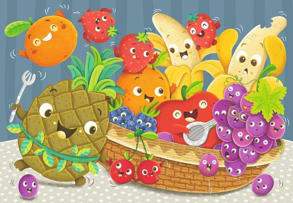 Ravensburger Puzzle 2 x 24pc - Fruit and Veggie Fun