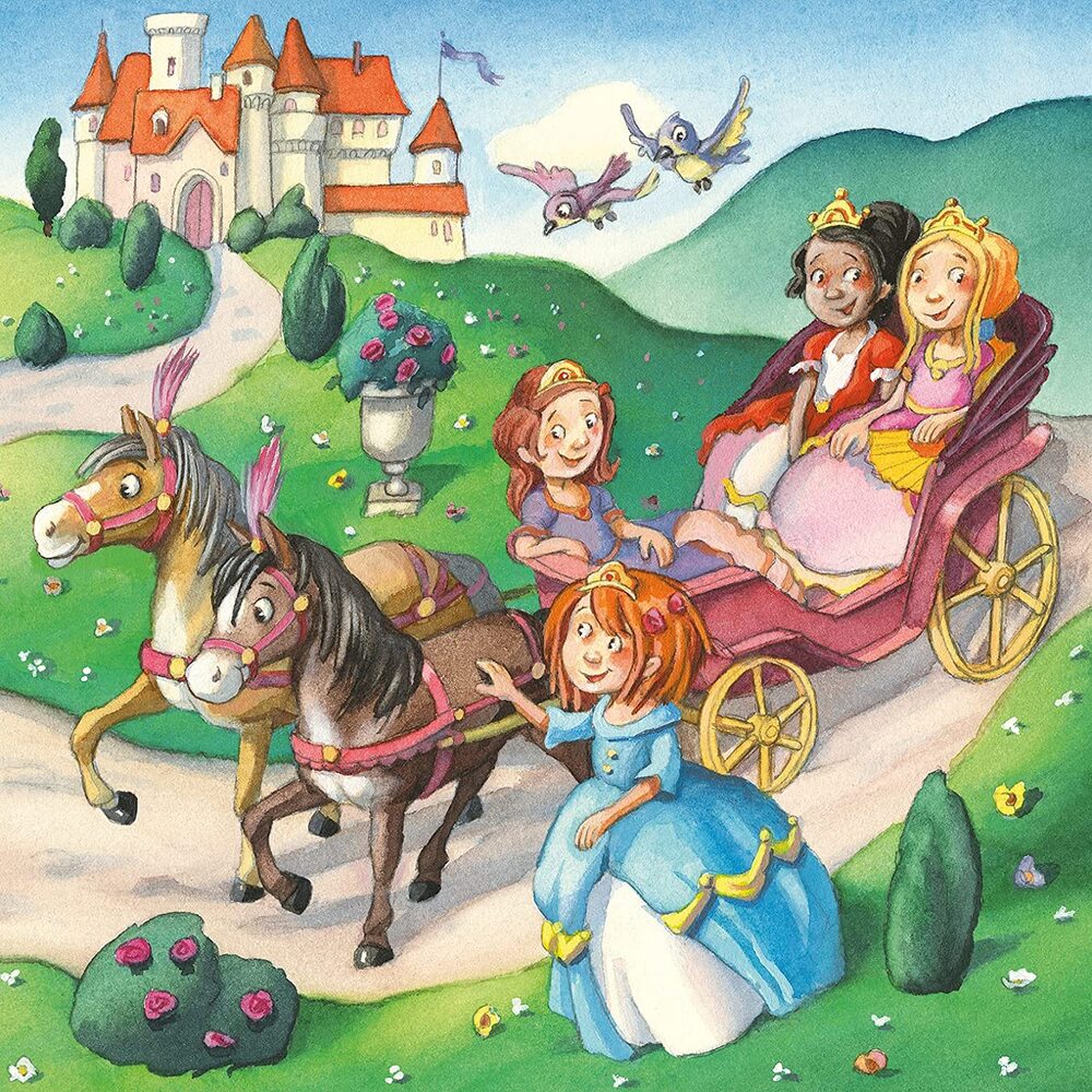 Ravensburger Puzzle 3 x 49pc - Little Princesses