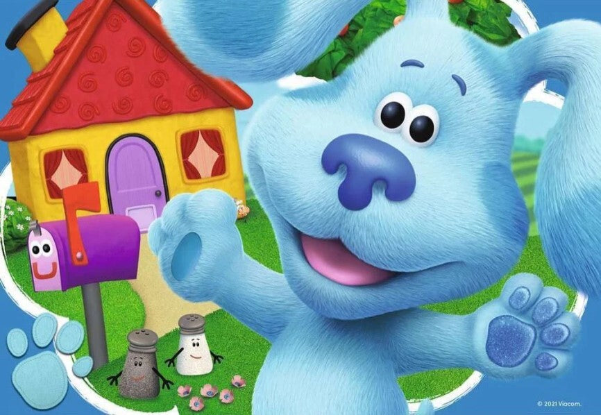 Ravensburger Puzzle 2 x 24pc - Blues Clues Blue and Magenta