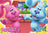 Ravensburger Puzzle 2 x 24pc - Blues Clues Blue and Magenta
