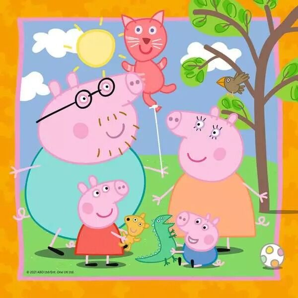 Ravensburger Puzzle 3x49pc - Peppa Pig Peppa's Family and Friends