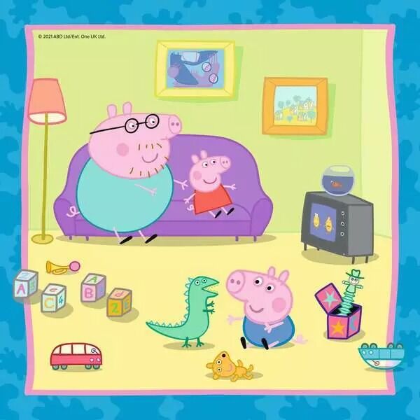 Ravensburger Puzzle 3x49pc - Peppa Pig Peppa's Family and Friends