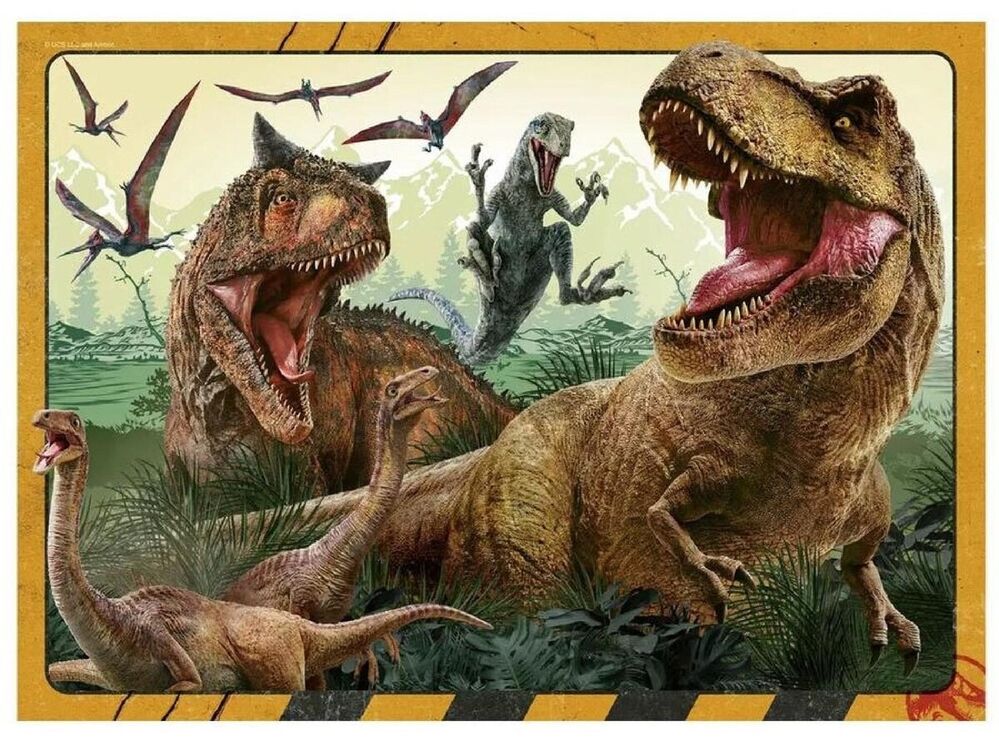 Ravensburger Puzzle 4x100pc - Welcome to Jurassic World Bumper Pack