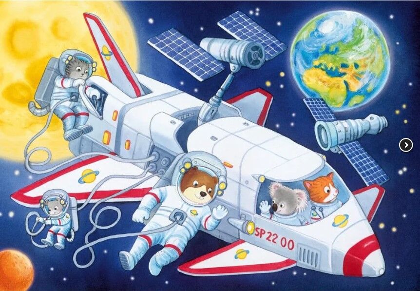 Ravensburger Puzzle 2x24pc - Journey Through Outer Space