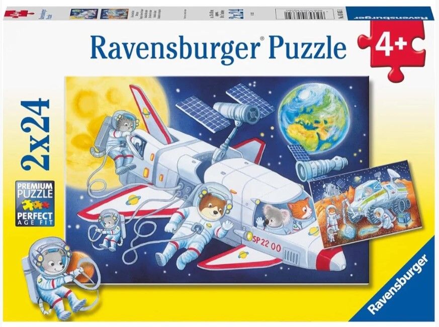 Ravensburger Puzzle 2x24pc - Journey Through Outer Space
