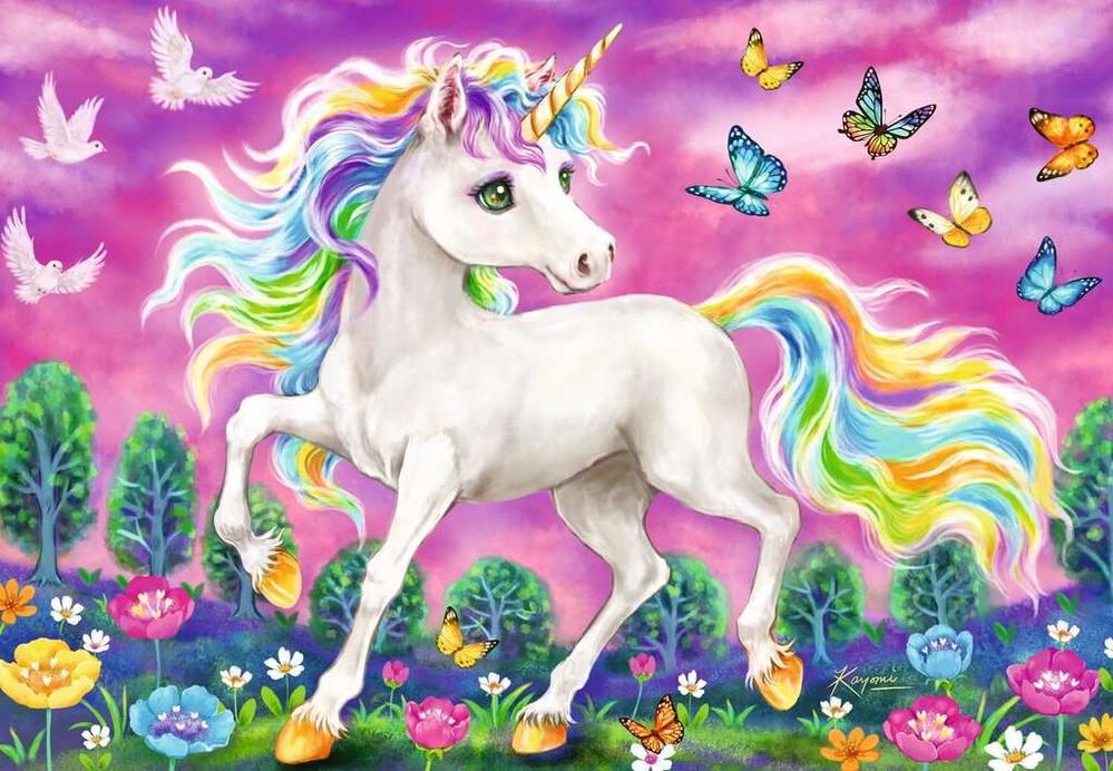 Ravensburger Puzzle 2x24pc - Unicorn and Pegasus