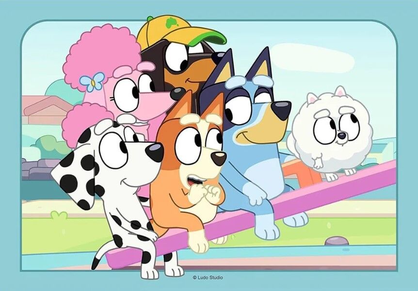 Ravensburger Puzzle 2x12pc - Fun with Bluey