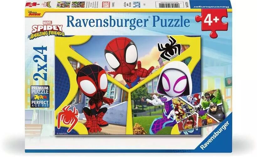 Ravensburger Puzzle 2x24pc - Marvel Spidey and His Amazing Friends