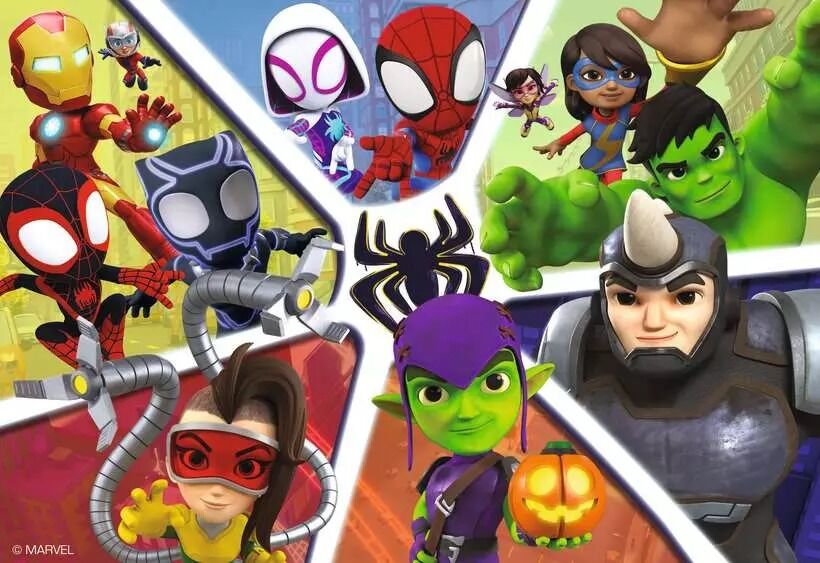 Ravensburger Puzzle 2x24pc - Marvel Spidey and His Amazing Friends