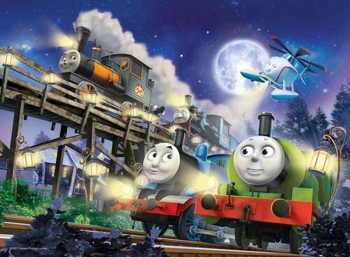 Ravensburger Puzzle 60pc - Thomas & Friends Glow in the Dark Extra Large Puzzle