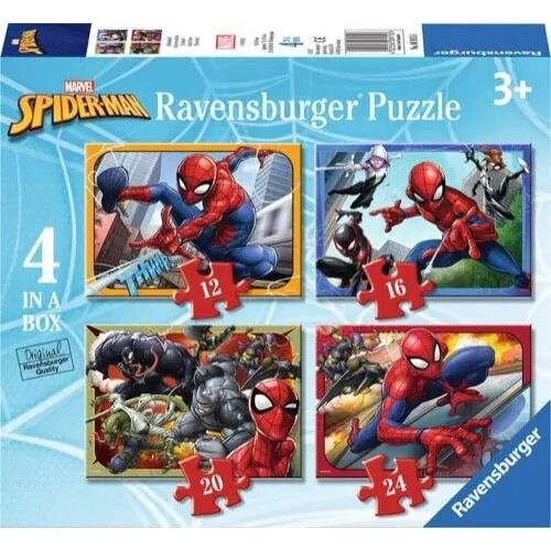 Ravensburger Puzzle 12, 16, 20, 24pc - Marvel Spider-Man