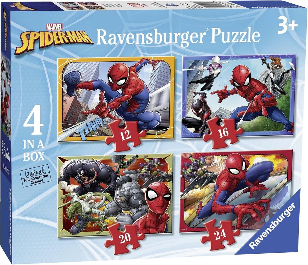 Ravensburger Puzzle 12, 16, 20, 24pc - Marvel Spider-Man
