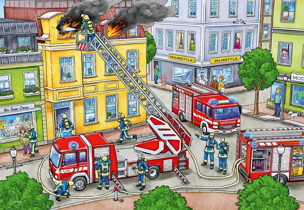 Ravensburger Puzzle 2 x 12pc - Blue Lights on the Way