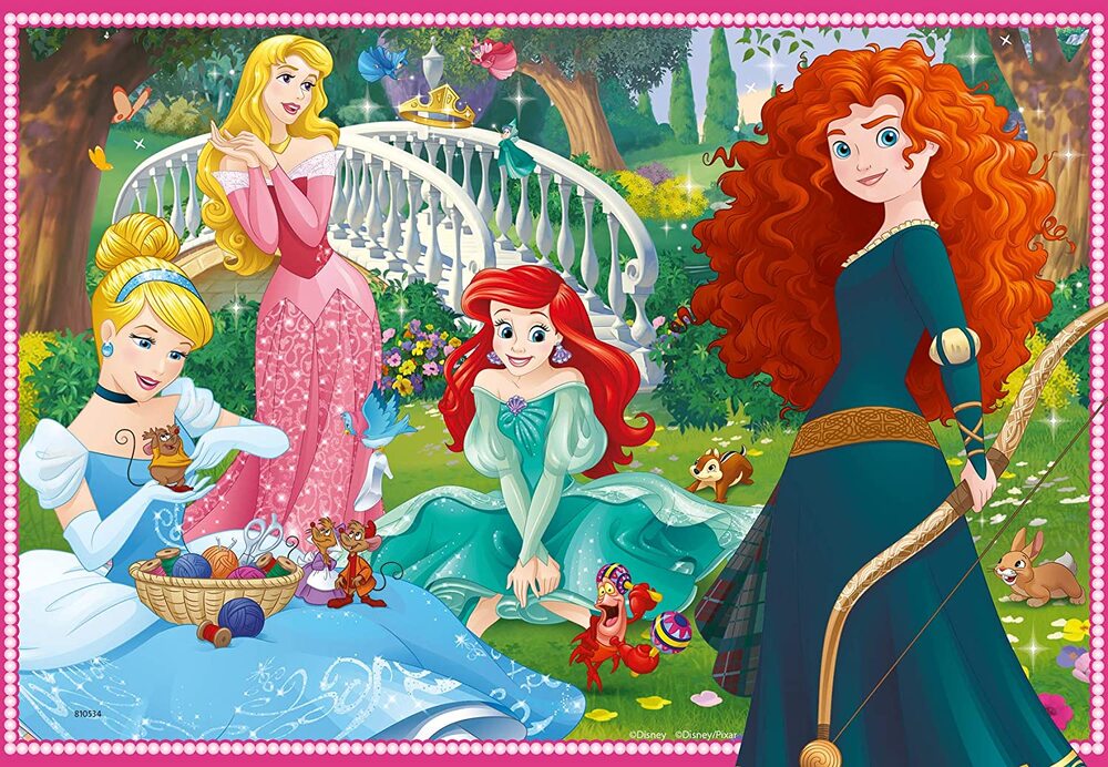 Ravensburger Puzzle 2 x 12pc - Disney In The World of Princesses