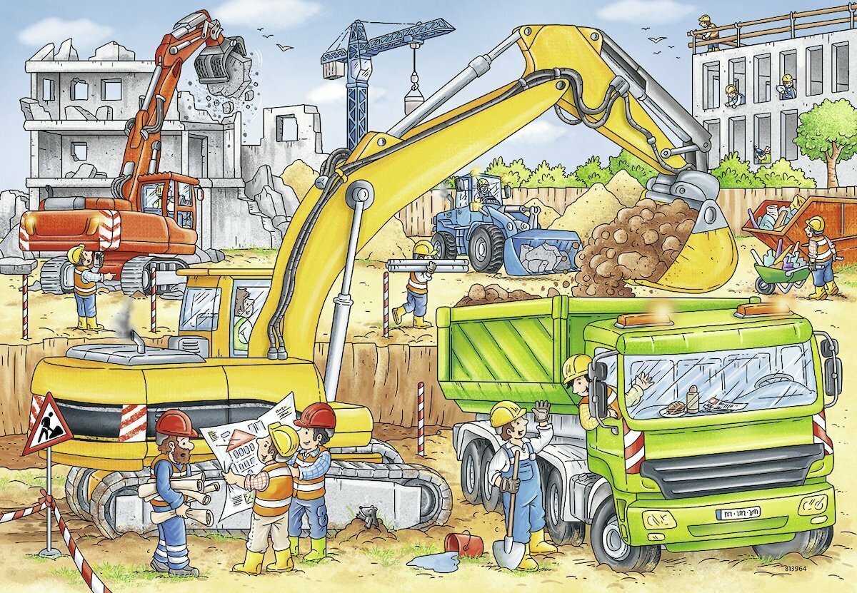 Ravensburger Puzzle 2 x 24pc - Hard at Work