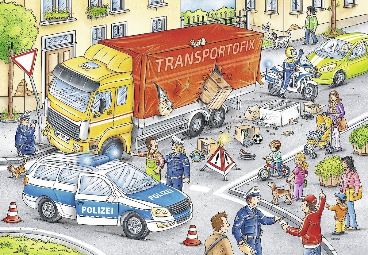 Ravensburger Puzzle 2 x 24pc - Heroes in Action