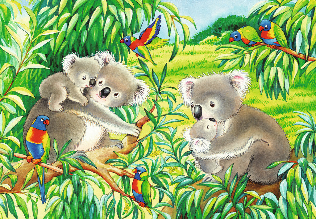 Ravensburger Puzzle 2 x 24pc - Sweet Koalas and Pandas