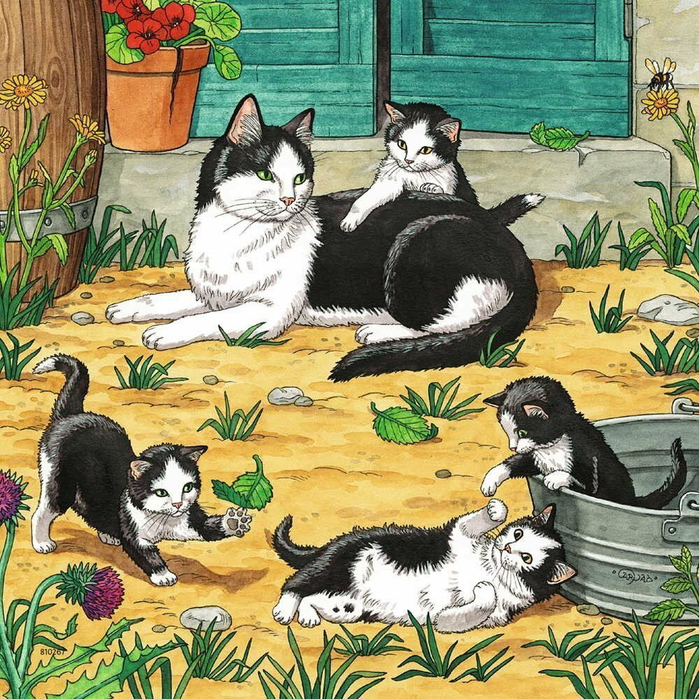 Ravensburger Puzzle 3 x 49pc - Cats and Dogs