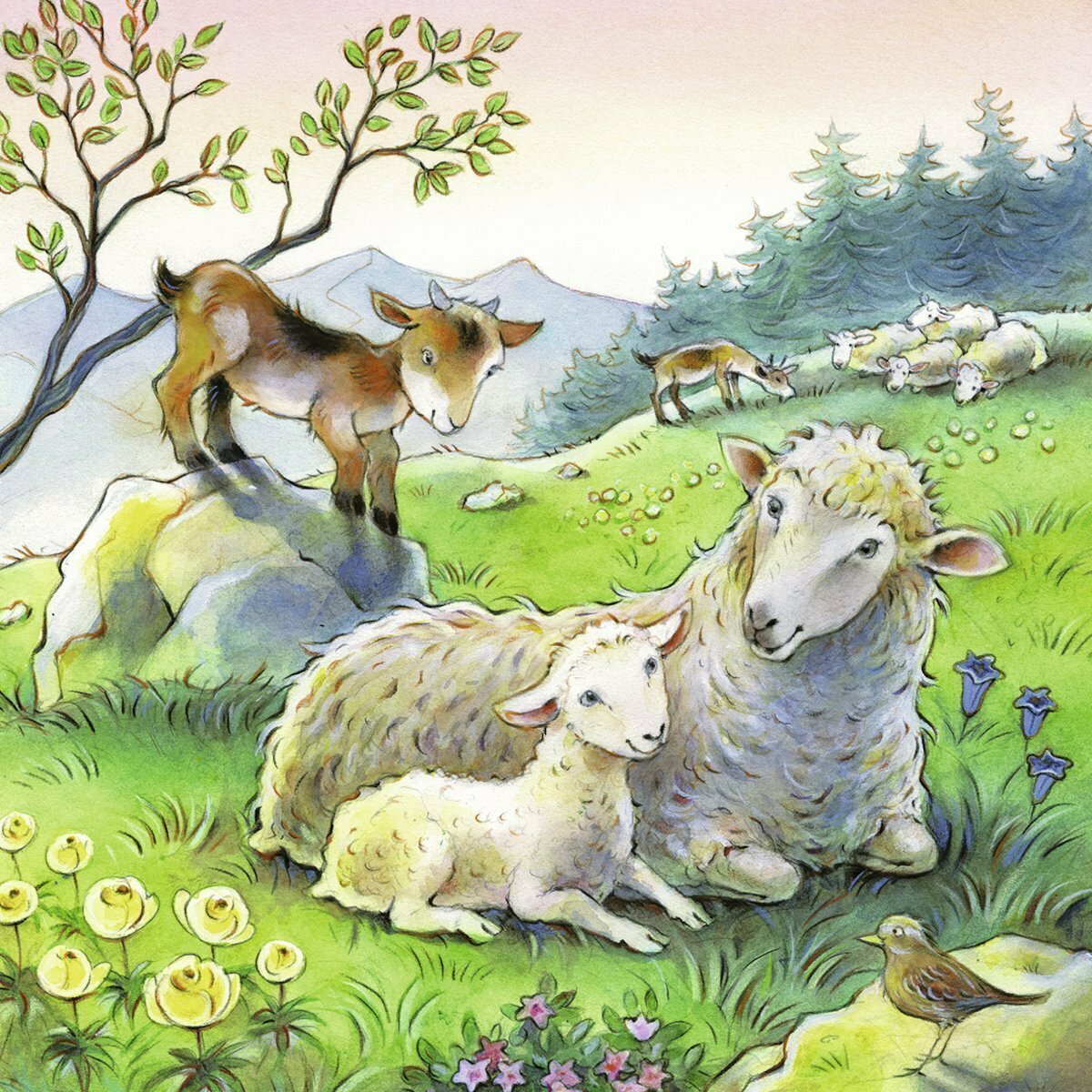 Ravensburger Puzzle 3 x 49pc - Cuddle Time