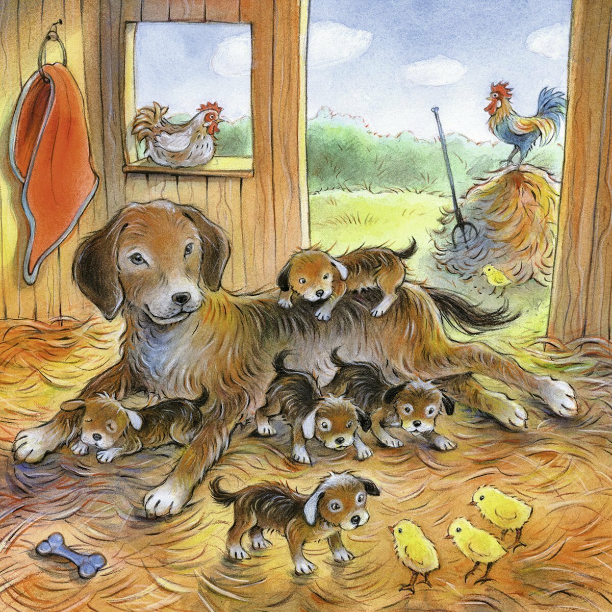 Ravensburger Puzzle 3 x 49pc - Cuddle Time