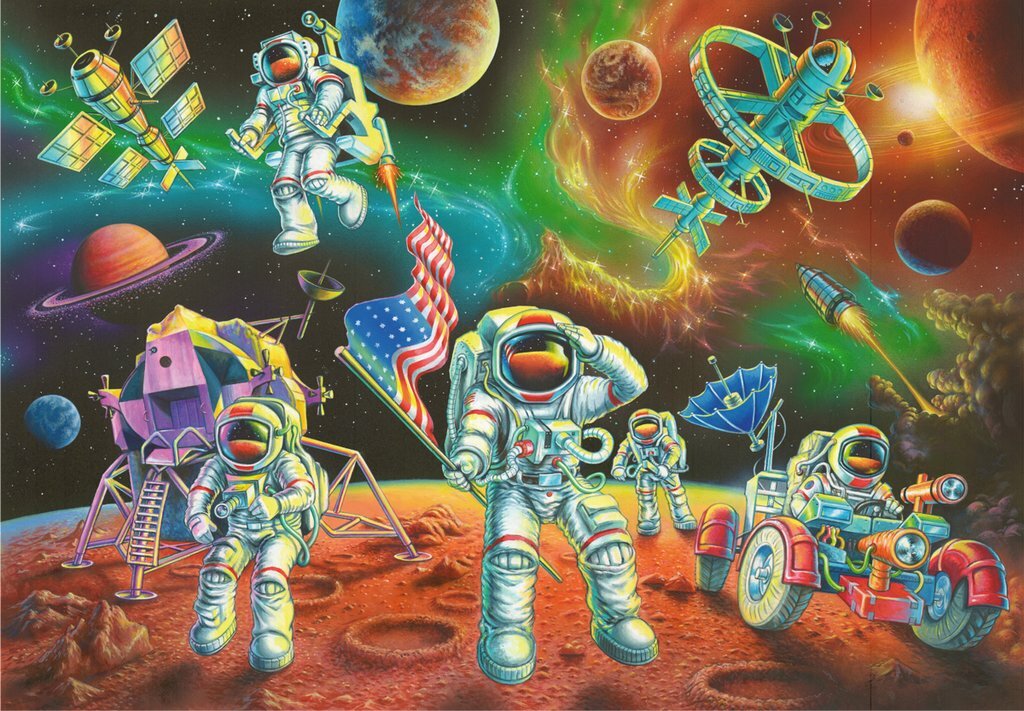 Ravensburger Puzzle 35pc - Moon Landing