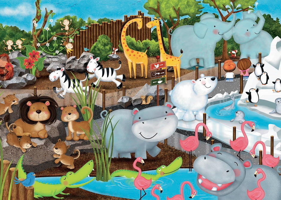 Ravensburger Puzzle 35pc - Day at the Zoo