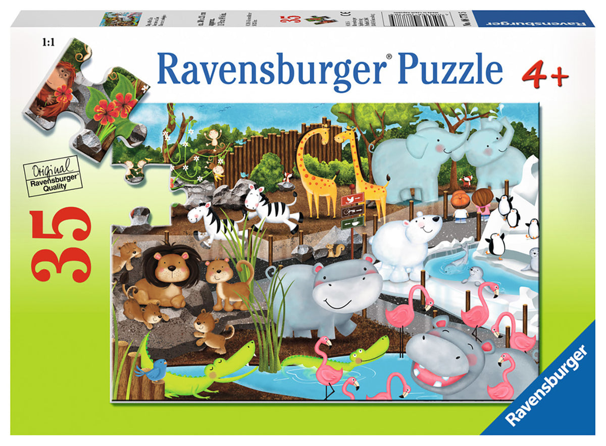 Ravensburger Puzzle 35pc - Day at the Zoo