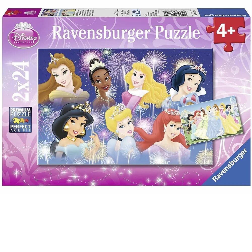 Ravensburger Puzzle 2 x 24pc - Disney Princess Gathering
