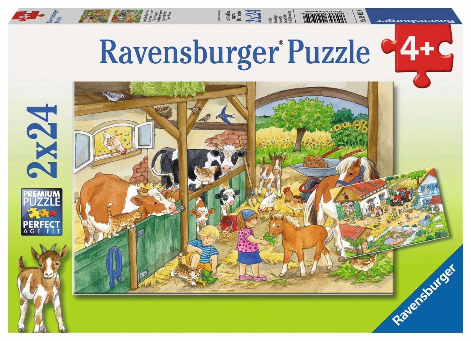 Ravensburger Puzzle 2 x 24pc - Merry Country Life