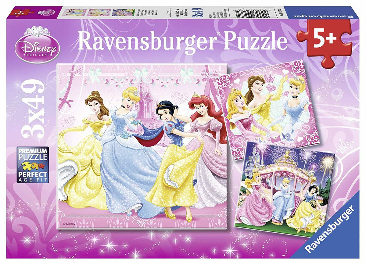 Ravensburger Puzzle 3 x 49pc - Disney Princess - Snow White