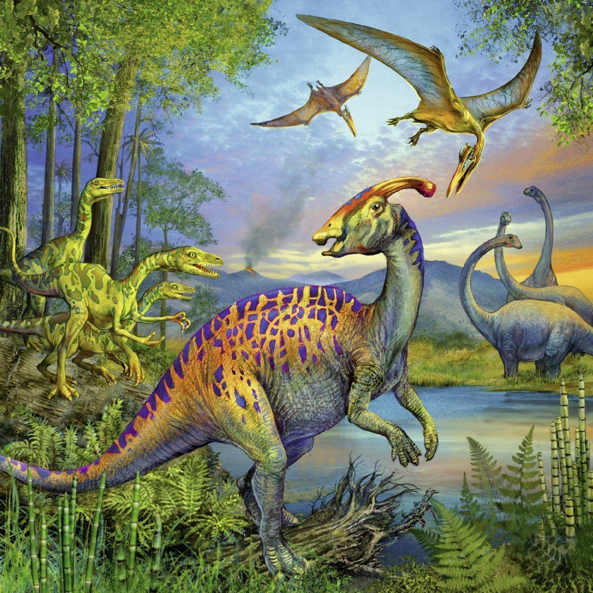 Ravensburger Puzzle 3 x 49pc - Dinosaur Fascination