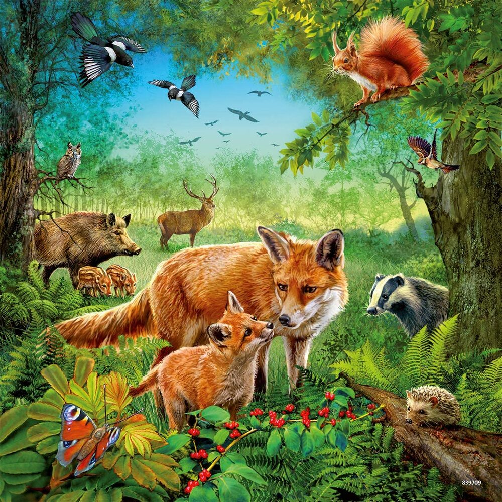 Ravensburger Puzzle 3 x 49pc - Animals Of The Earth