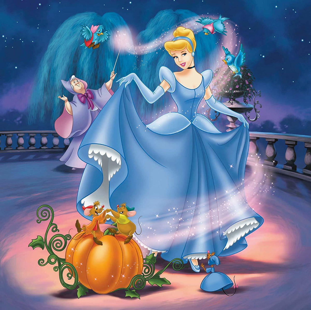 Ravensburger Puzzle 3 x 49pc - Disney Princess - Snow White, Cinderella and Ariel